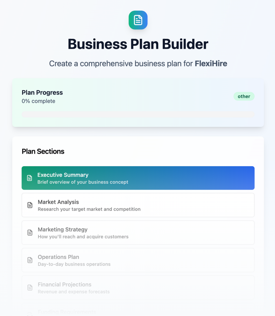 Business Plan Builder